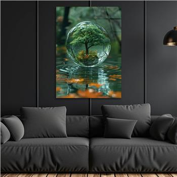 Kunst Thema auf bedrucktem Glas 303