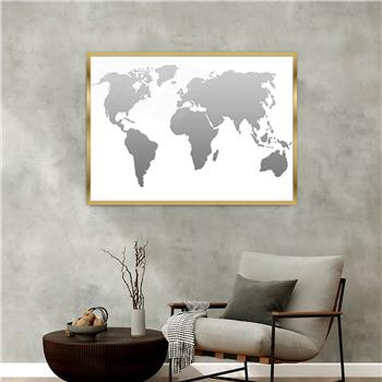 Aluminum-Framed National-Themed Tempered Glass Wall Art 072