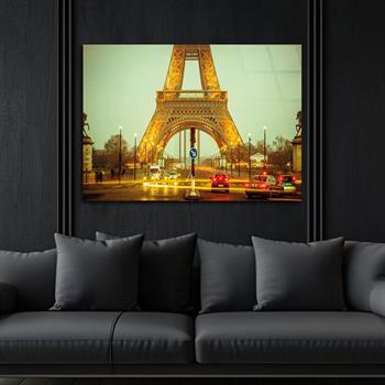 Kunst Thema auf bedrucktem Glas