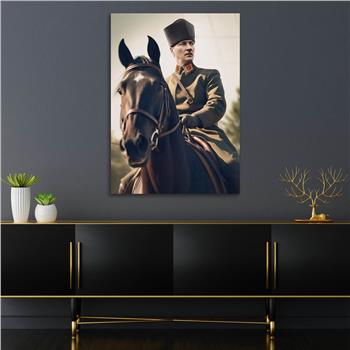 Dikey VatanTemalı Cam Tablo 198