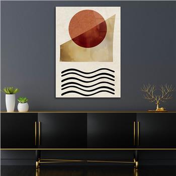 Kunst Thema auf bedrucktem Glas