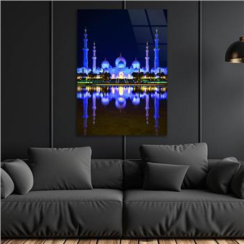 Dikey Dini Temalı Cam Tablo 291