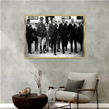 Aluminum-Framed National-Themed Tempered Glass Wall Art 054