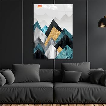 Kunst Thema auf bedrucktem Glas