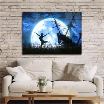 Kunst Thema auf bedrucktem Glas 558