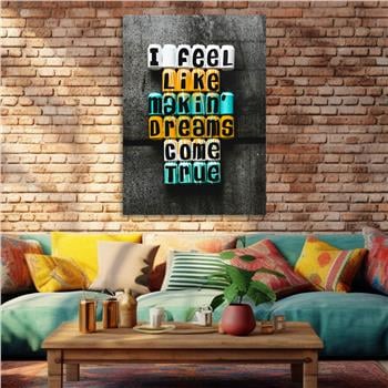 Dikey Sanat Temalı Cam Tablo 539