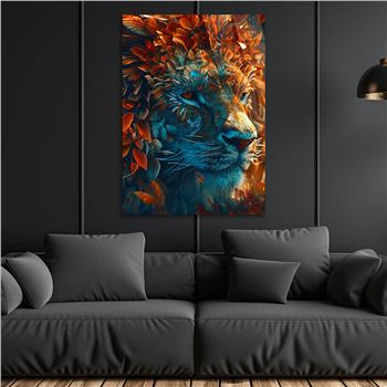 Dikey Doğa Temalı Cam Tablo 343