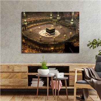 Yatay Dini Temalı Cam Tablo 159