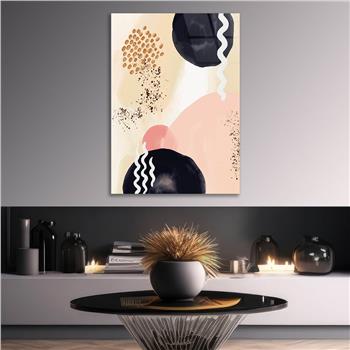 Kunst Thema auf bedrucktem Glas