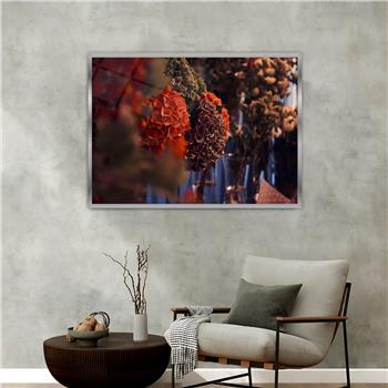 Aluminium Omlijste Natuur Thema Geharde Glasschilderij 064