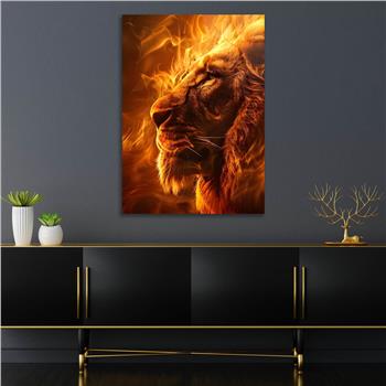 Dikey Doğa Temalı Cam Tablo 345