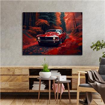 Yatay DoğaTemalı Cam Tablo 390