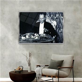 Aluminum-Framed National-Themed Tempered Glass Wall Art 005