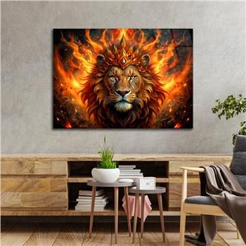 Yatay Doğa Temalı Cam Tablo 447