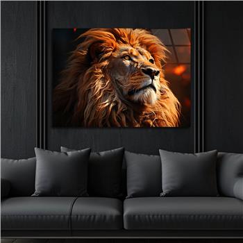 Yatay Doğa Temalı Cam Tablo 496