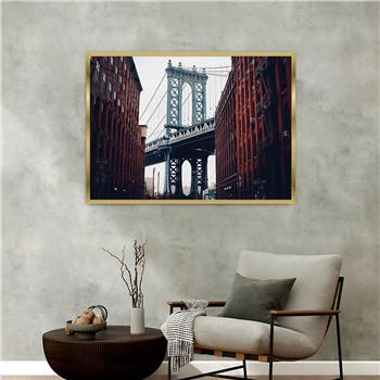 bedrucktes Glas mit Aluminiumrahmen und Kunst Themen 