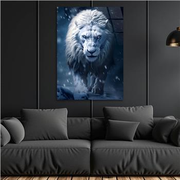 Dikey Doğa Temalı Cam Tablo 380