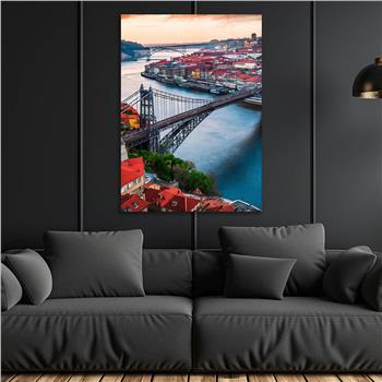 Dikey Doğa Temalı Cam Tablo 252