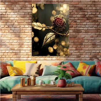 Kunst Thema auf bedrucktem Glas