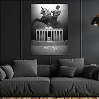 Dikey VatanTemalı Cam Tablo 174