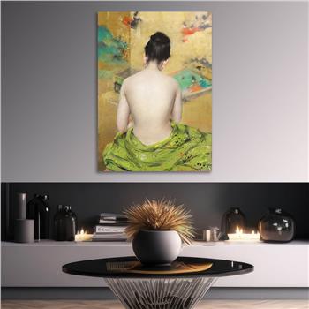 Kunst Thema auf bedrucktem Glas