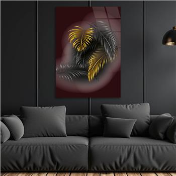 Kunst Thema auf bedrucktem Glas