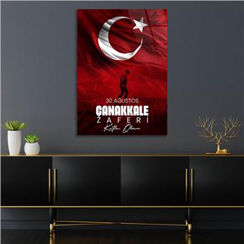 Dikey VatanTemalı Cam Tablo 153