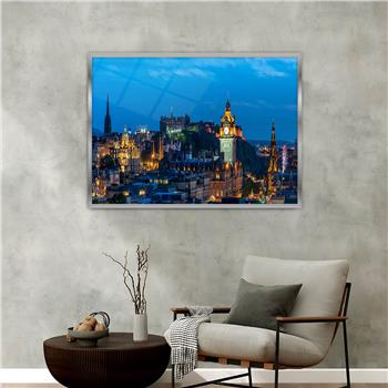 bedrucktes Glas mit Aluminiumrahmen und Natur Themen 