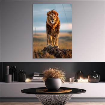 Dikey Doğa Temalı Cam Tablo 311