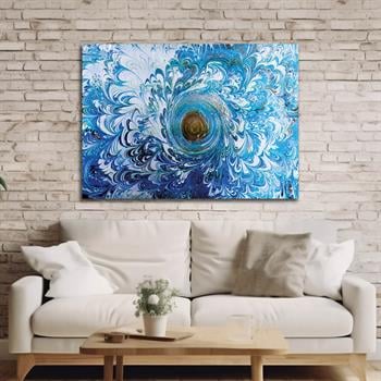 Kunst Thema auf bedrucktem Glas