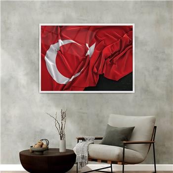 Aluminum-Framed National-Themed Tempered Glass Wall Art 051