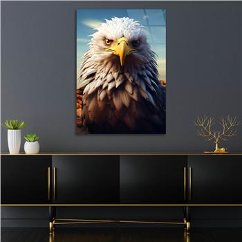 Dikey Doğa Temalı Cam Tablo 235