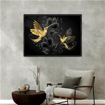 bedrucktes Glas mit Aluminiumrahmen und Kunst Themen 