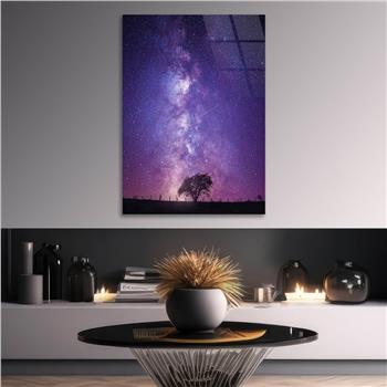 Kunst Thema auf bedrucktem Glas