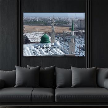 Religiöses Thema auf bedrucktem Glas