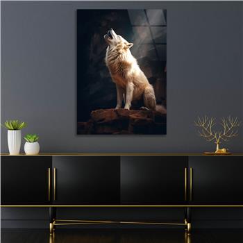 Dikey Doğa Temalı Cam Tablo 442