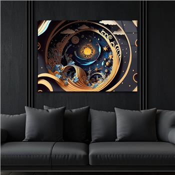 Kunst Thema auf bedrucktem Glas 548