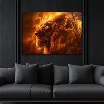 Yatay Doğa Temalı Cam Tablo 470