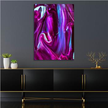 Dikey Sanat Temalı Cam Tablo 509