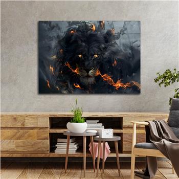 Yatay Doğa Temalı Cam Tablo 527