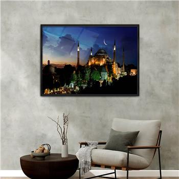 Alüminyum Çerçeveli Doğa Temalı Cam Tablo 015