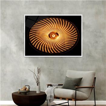 bedrucktes Glas mit Aluminiumrahmen und Kunst Themen 