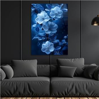 Dikey Sanat Temalı Cam Tablo 457