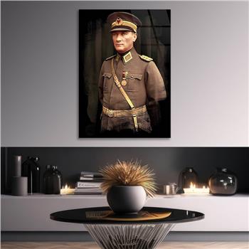 Dikey VatanTemalı Cam Tablo 182