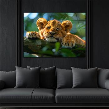 Yatay Doğa Temalı Cam Tablo 535