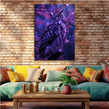 Dikey Doğa Temalı Cam Tablo 391