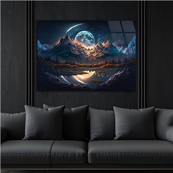 Kunst Thema auf bedrucktem Glas 450