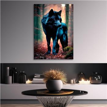 Dikey Doğa Temalı Cam Tablo 436