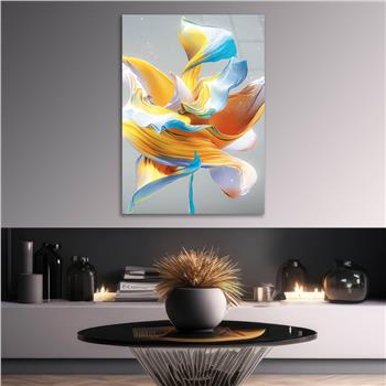 Kunst Thema auf bedrucktem Glas