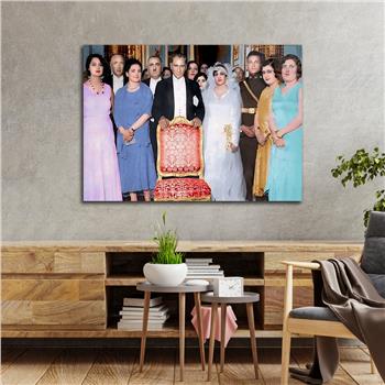 Yatay VatanTemalı Cam Tablo 097